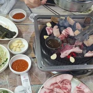 한돈 단불 뒷고기 사진