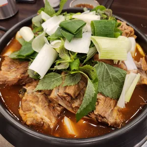 홍백감자탕 사진