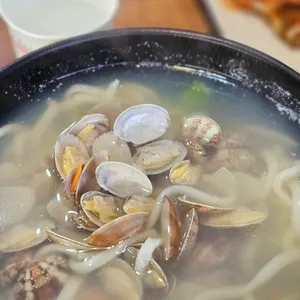 미락바지락칼국수 사진