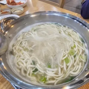 온천칼국수 사진