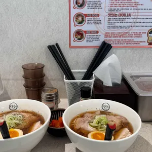 마이니치라멘 카모 리뷰 사진
