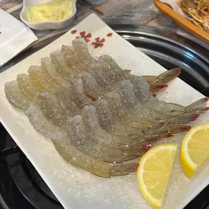 명품새우 사진