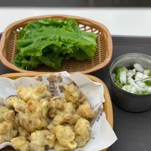 현완단겸 상추튀김 사진