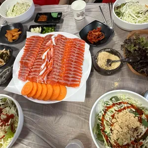 평창송어횟집 사진