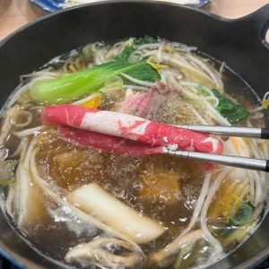 부엉이샤브 스키야키 사진