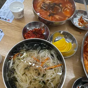 명품멸치국수 사진