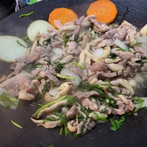 자주오리돌판구이 사진