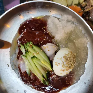 자주오리돌판구이 사진