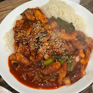 꼬랑치킨 사진