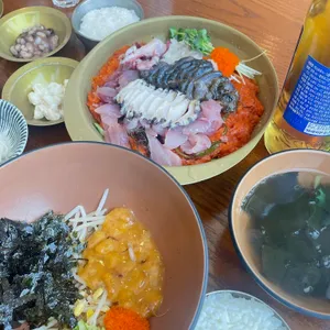 청초수물회 사진 2