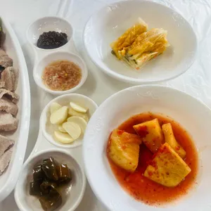 공항 메밀 국수 사진