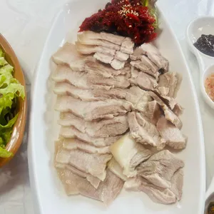 공항 메밀 국수 사진