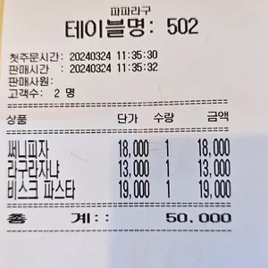 파파라구 리뷰 사진