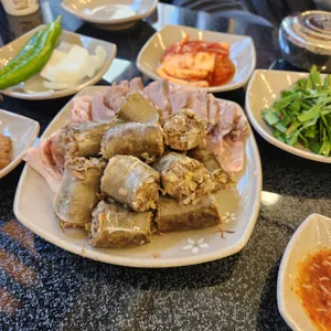 백암순대촌 사진
