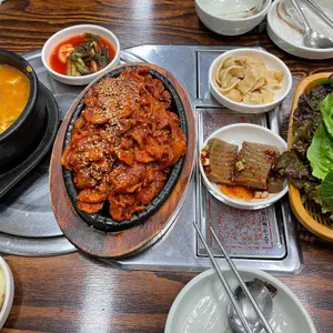 우렁쌈밥 리뷰 사진