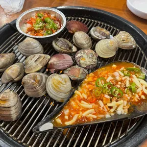 싱싱조개 사진