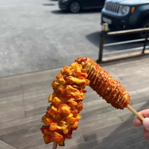 명랑핫도그 사진