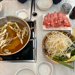 알까기샤브칼국수 사진