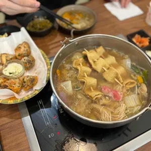 샤브식탁 사진