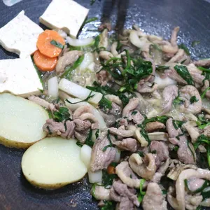 자주오리돌판구이 사진