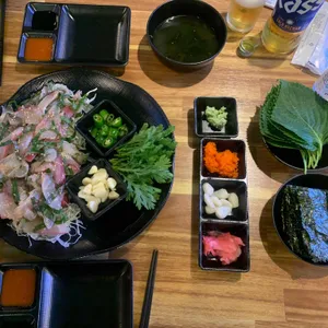 깻잎막회 사진