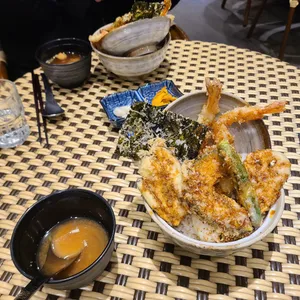 철탄 함바그 텐동 사진