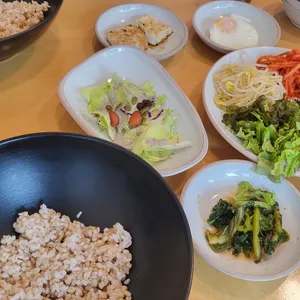 청국장과보리밥 사진
