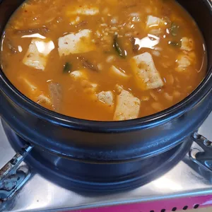 청국장과보리밥 사진