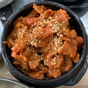 풀잎보리쌈밥생고기 사진
