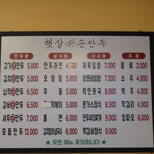 햇살손만두 리뷰 사진