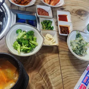 시골식당 사진