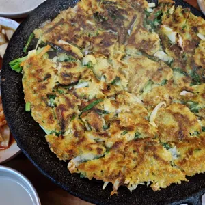솥뚜껑철판파전 사진