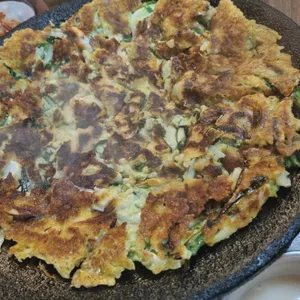 솥뚜껑철판파전 사진