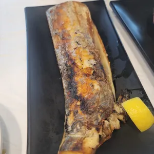 화덕 위에 고등어 사진
