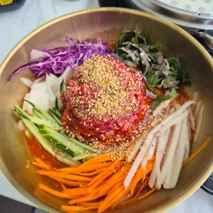 황남밀면 리뷰 사진