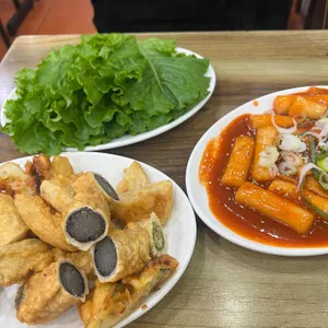 옛날 땡땡이 상추튀김 사진