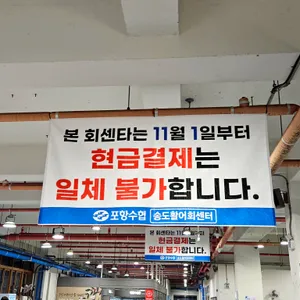 포항수협 송도활어회센터 리뷰 사진