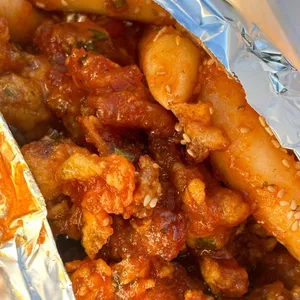 깻잎닭강정 사진