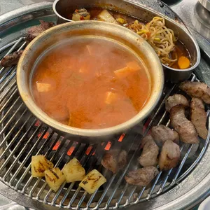 상록회관 연탄구이 사진