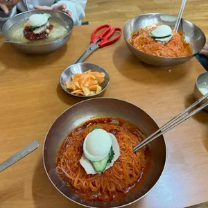 북청밀면 사진