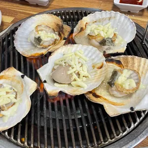 황금조개구이 사진