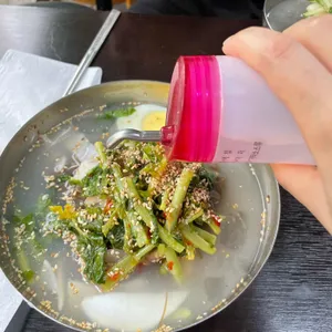 송월냉면 사진