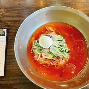 세숫대야냉면 사진