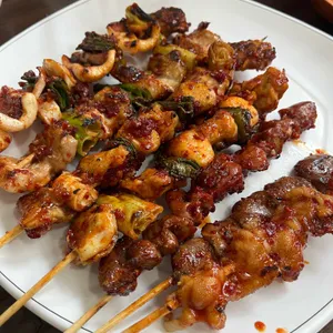 수숯불직화꼬치바베큐 사진