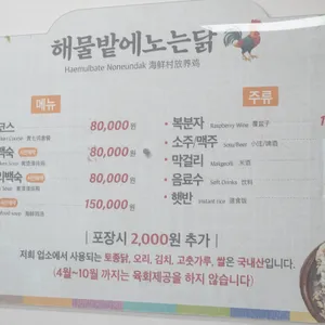 해물밭에 노는 닭 리뷰 사진