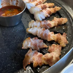 고기굽는남자 사진