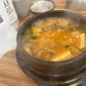 솥뚜껑오리주물럭 사진
