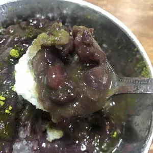 남천녹차팥빙수 사진