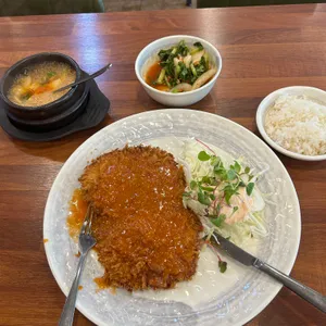 참진돈까스보리밥 사진