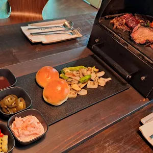 삼각바베큐 사진